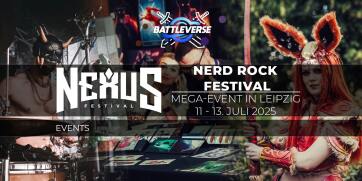 Teaserbild für NEXUS - Nerd Rock Festival 2025: Ein Einzigartiges Mega-Event in Leipzig